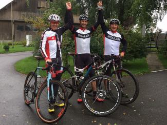 Siegerfoto Bikerennen Rothenburg