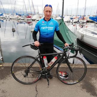 Marcel auf der Cylotour du leman 2019