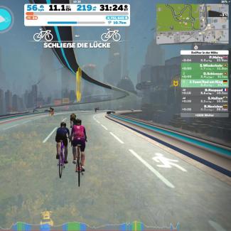 Mädels Meetup Zwift